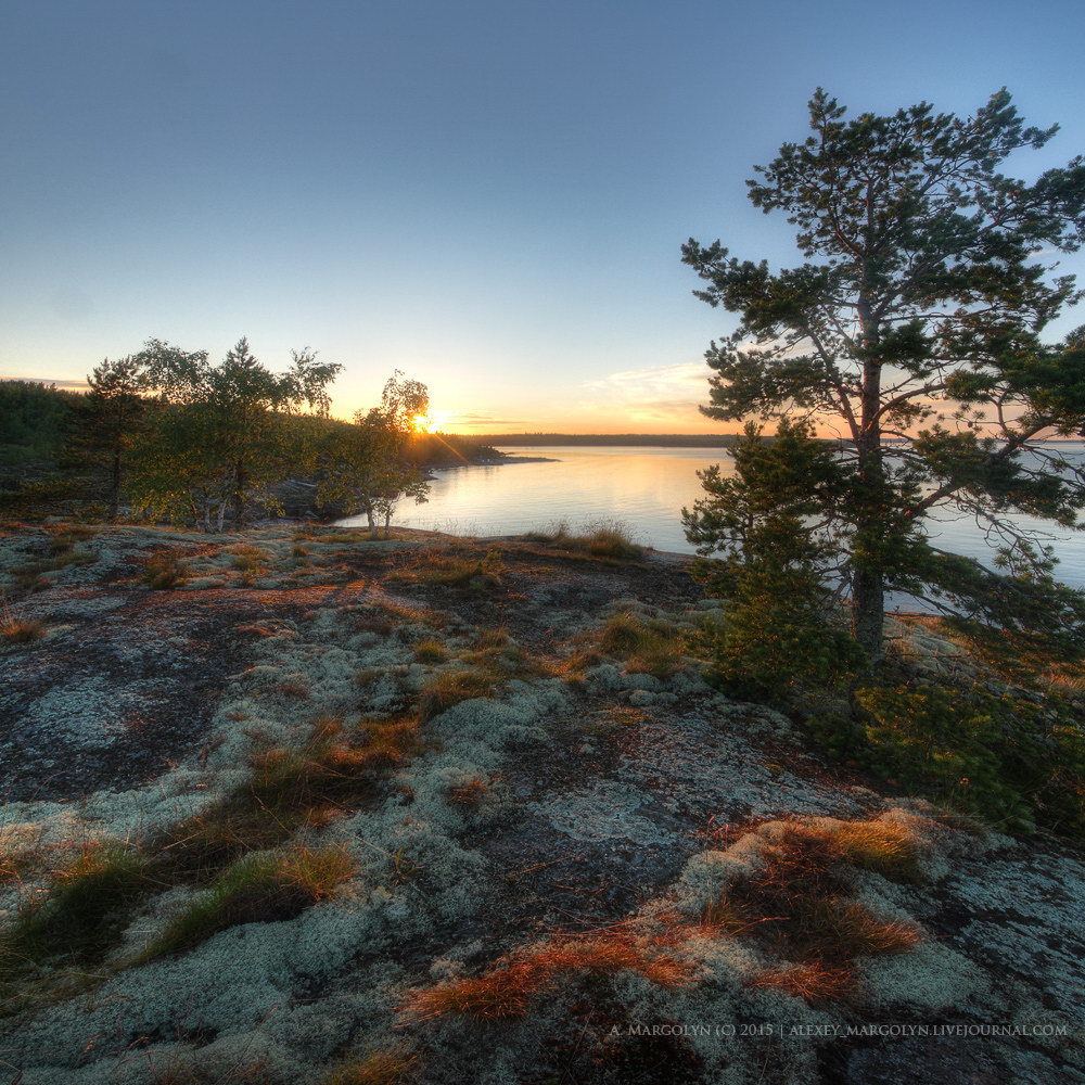 photo "***" tags: landscape, travel, nature, Karelia, sunset, Ладога, острова, шхеры