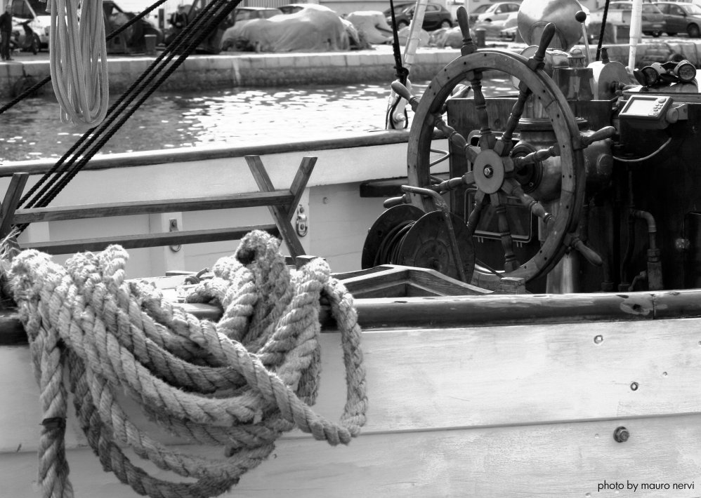 photo "welcome aboard" tags: black&white, 