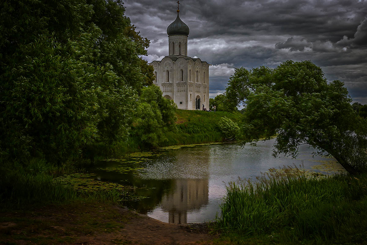 фото "Церковь Покрова на Нерли" метки: пейзаж, природа, лето