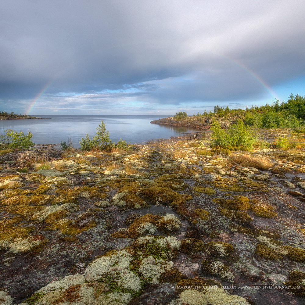 photo "***" tags: landscape, travel, nature, Karelia, rainbow, Ладога, шхеры