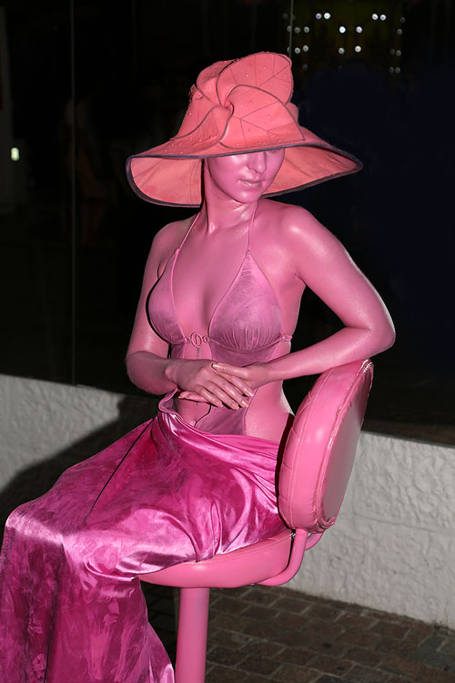 фото "Розовая леди" метки: портрет, живая скульптура