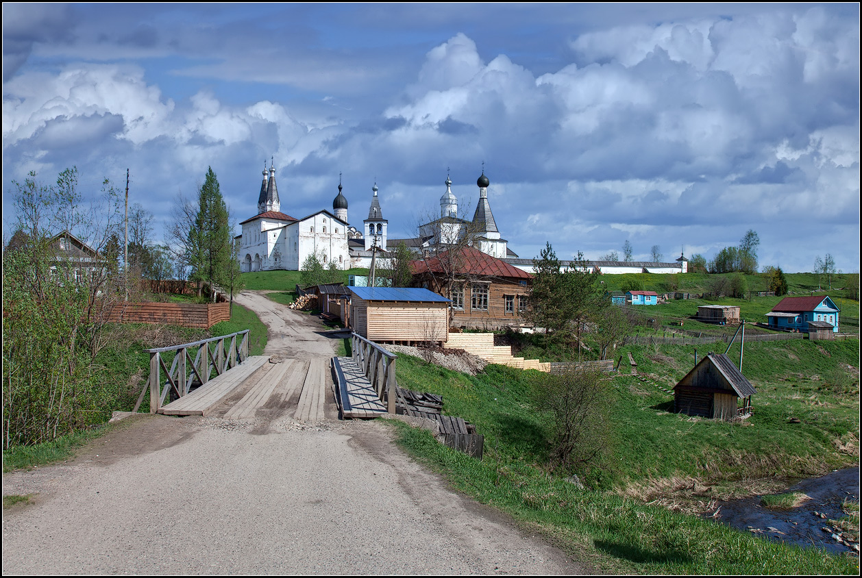 photo "The monastery to Ferapontovo" tags: architecture, landscape, 