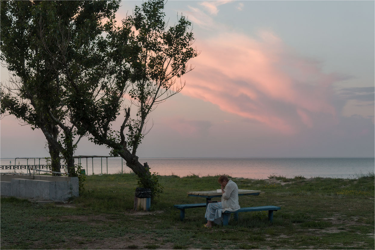 photo "***" tags: landscape, genre, sea, sunset