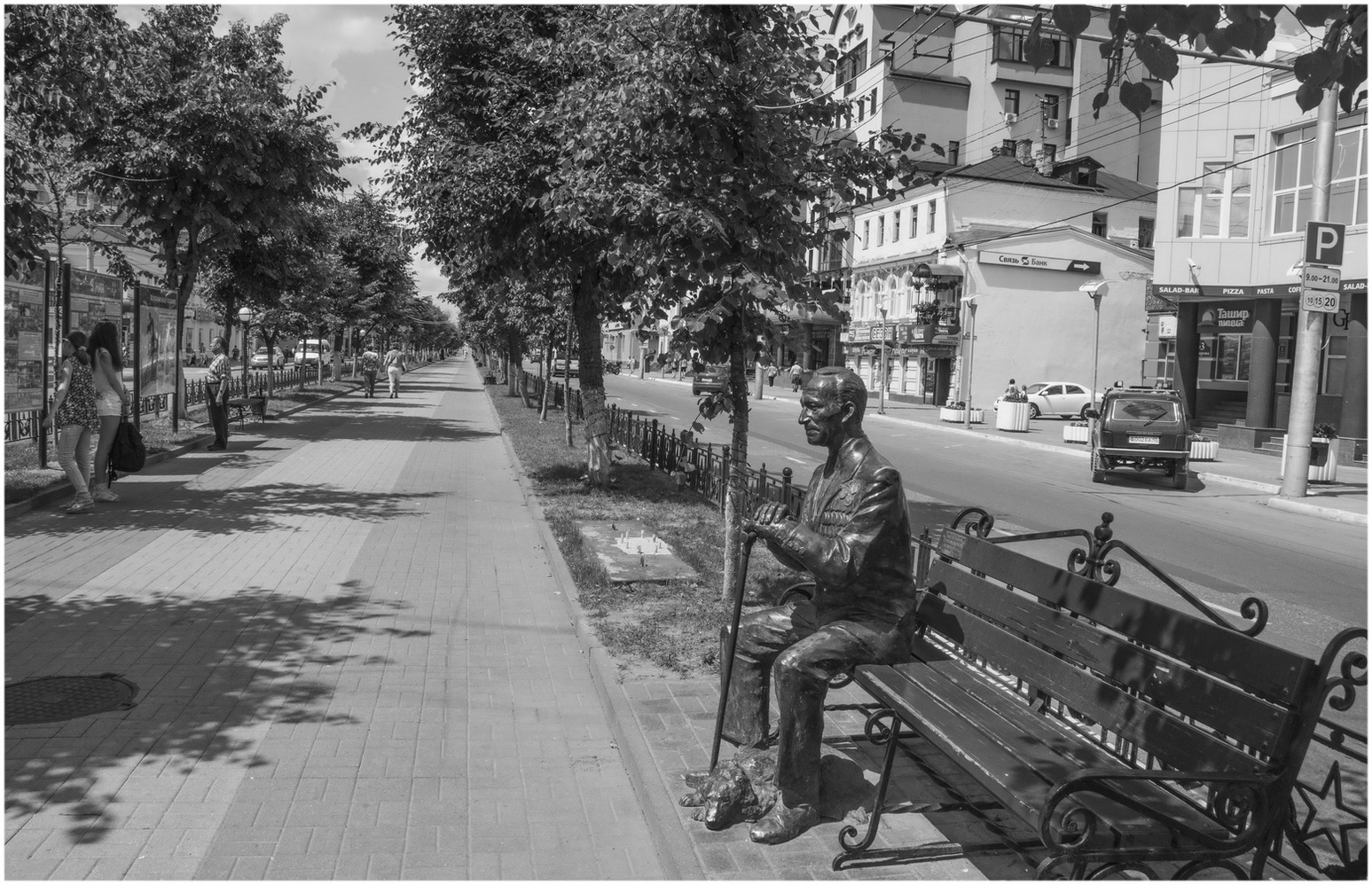 photo "Бронзовая грусть" tags: city, black&white, travel, 