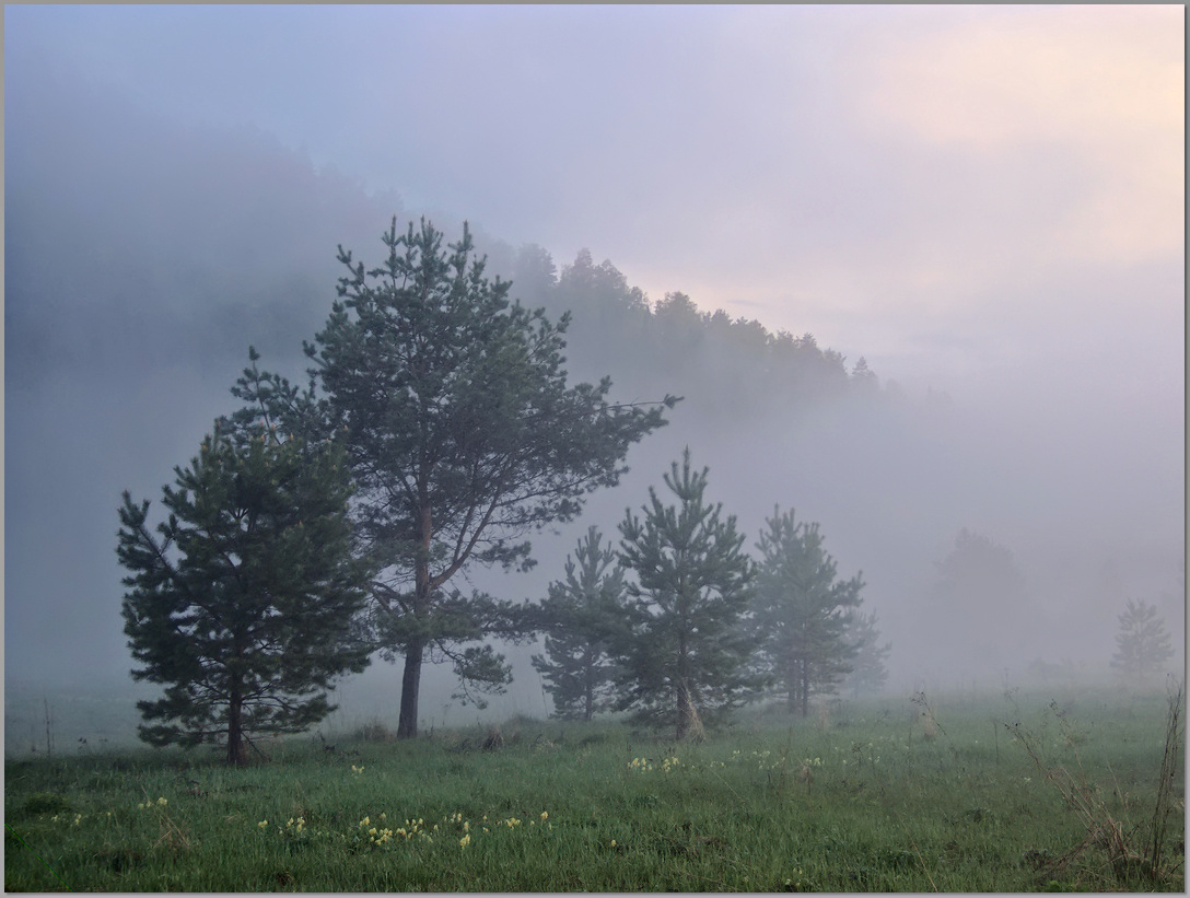 photo "***" tags: landscape, travel, RawTherapee, fog, spring, sunset, Южный Урал