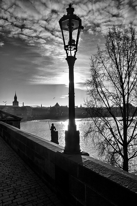 фото "Взгляд с моста-2" метки: черно-белые, Prag, Praha, Прага