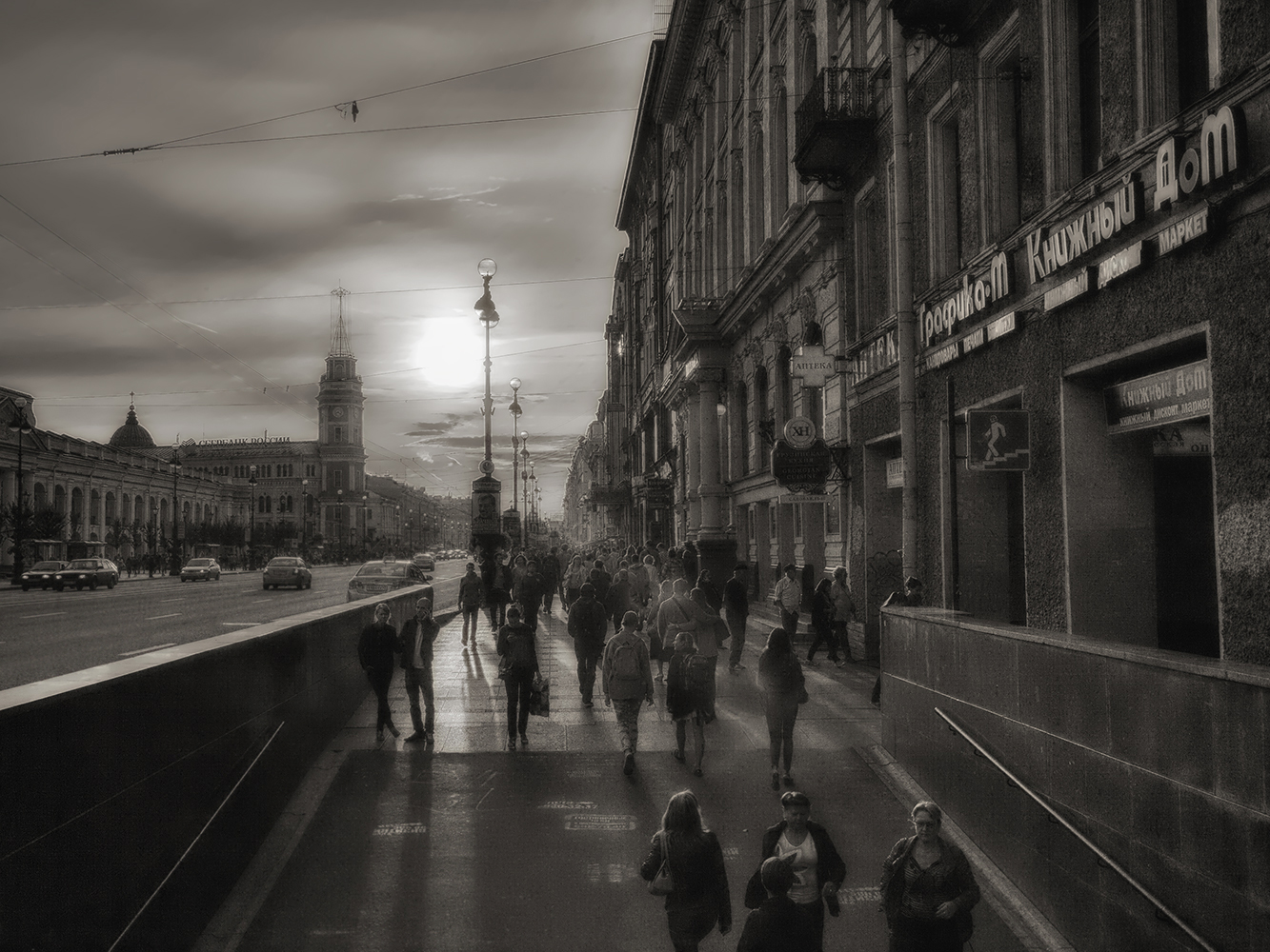 фото "Вечер на Невском..." метки: стрит-фото, город, 