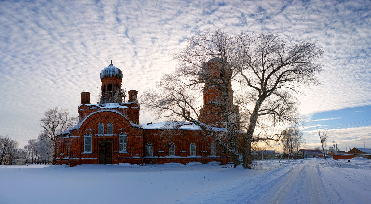 photo "***" tags: landscape, clouds, temple, winter