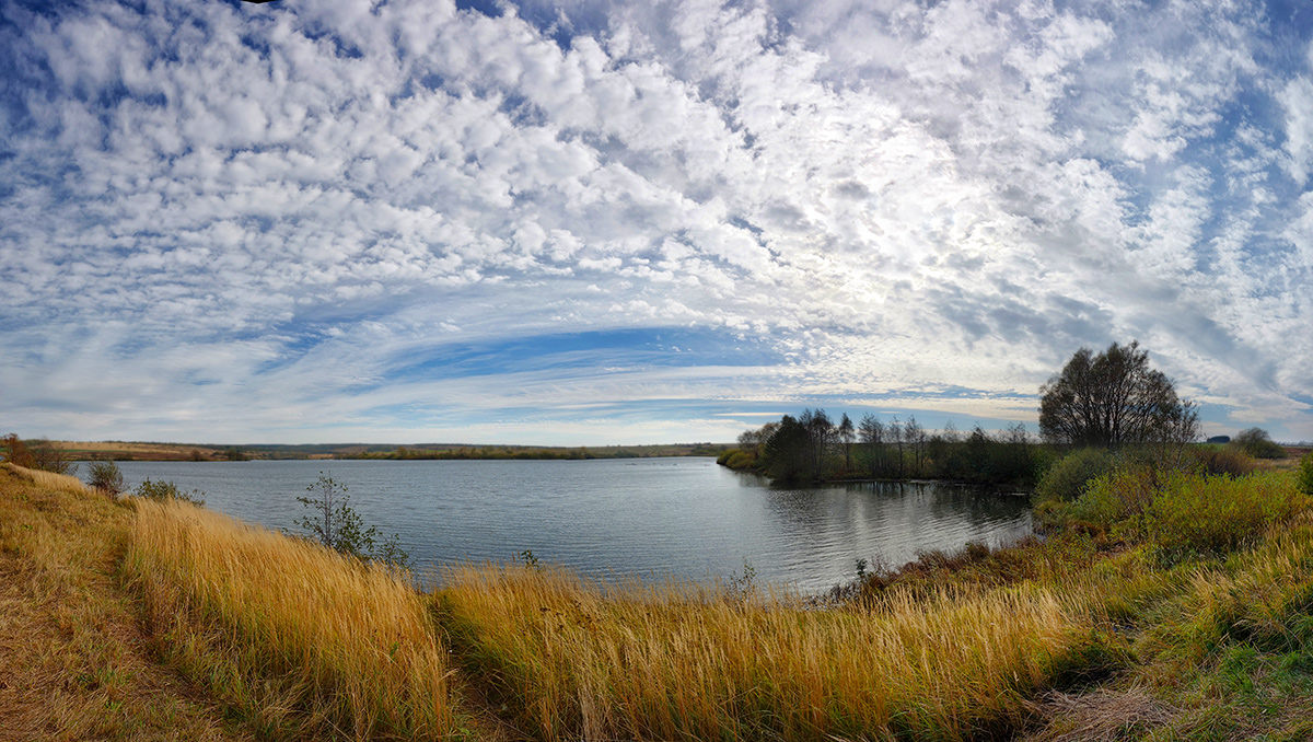 photo "***" tags: landscape, clouds, lake, октябрь