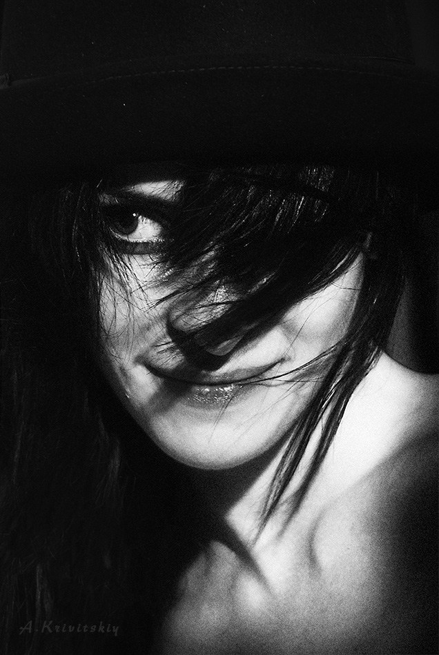 photo "кривицкий" tags: portrait, black&white, кривицкий, фотоактриса, фотомодель, фототеатр