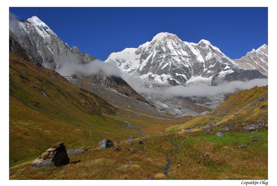 photo "Annapurna South" tags: landscape, travel, nature, ABC, Annapurna South, Nepal