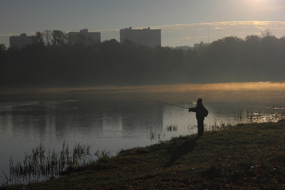 фото "На утренней зорьке" метки: пейзаж, вода, осень
