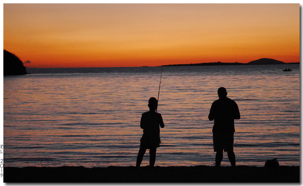 photo "Fishing" tags: travel, landscape, nature, Europe, man, night, summer, sunset, water