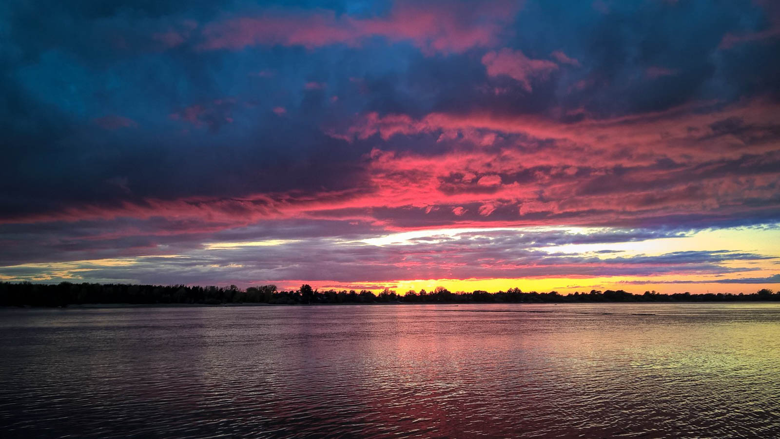 photo "Sunset" tags: landscape, nature, river, sun, sunset, water