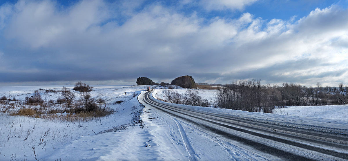 photo "***" tags: , road, winter