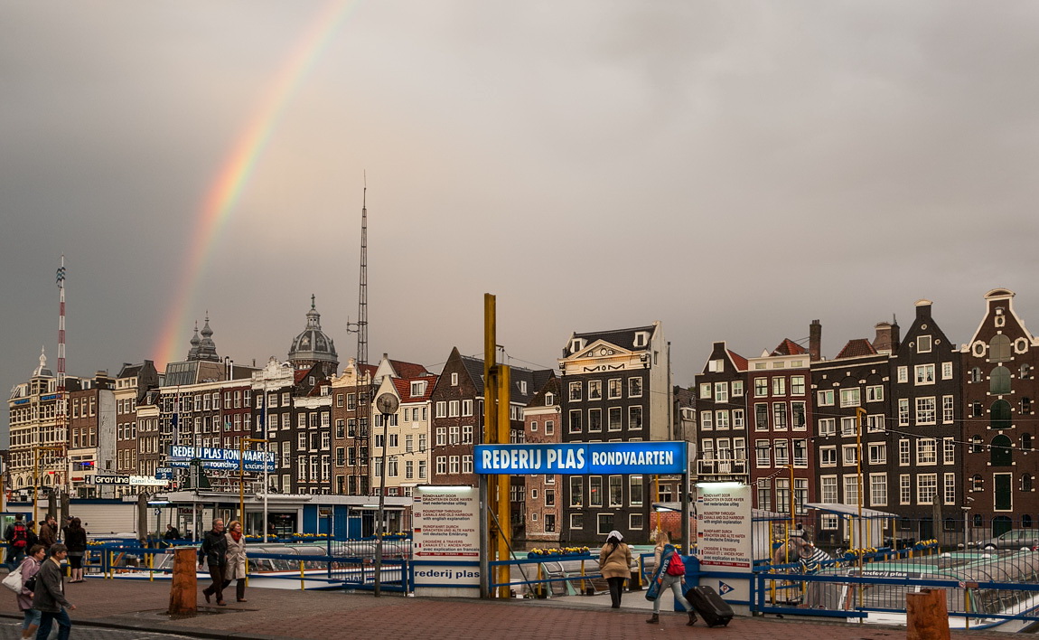 фото "Rainbow over the city." метки: путешествия, 