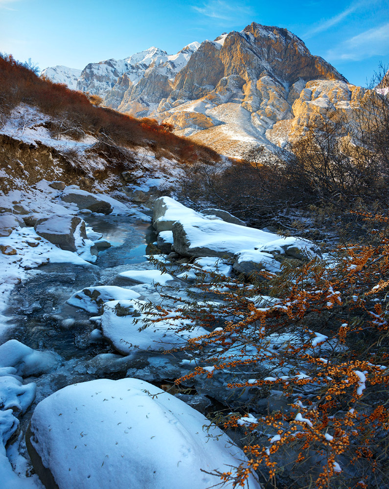 photo "Sandthorn river" tags: , mountains, winter