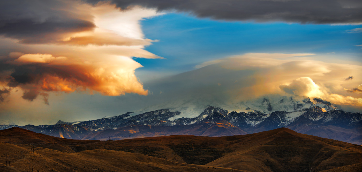 photo "Heavenly watercolor" tags: landscape, autumn, mountains, sunset