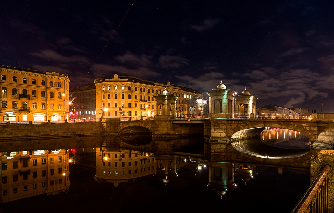 photo "***" tags: travel, Europe, Sony-a580, St. Petersburg, Tokina 11-16, autumn, bridge, curier, morning, sky, Восход