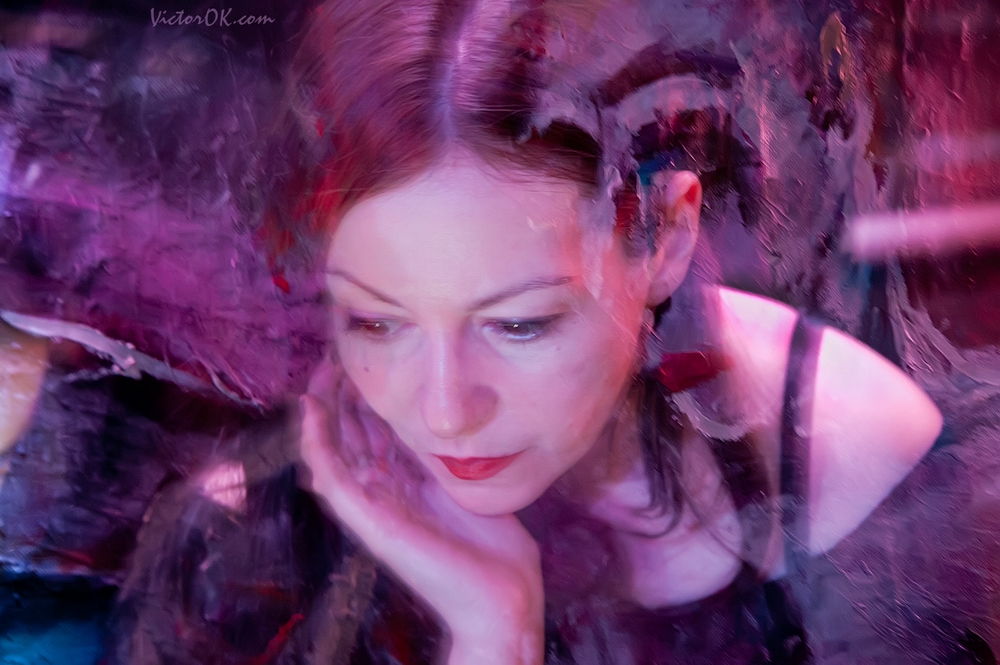 photo "***" tags: portrait, reporting, woman, А3, Мульти-экспозиция, Татьяна Стрельбицкая, вернисаж