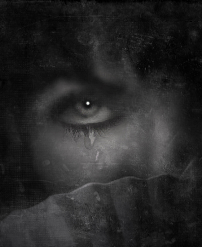 photo "Painful... reflection" tags: digital art, black&white, 