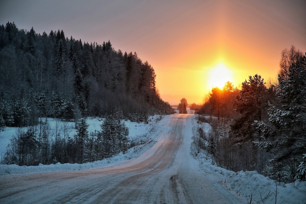 фото "***" метки: путешествия, природа, пейзаж, закат, зима, лес