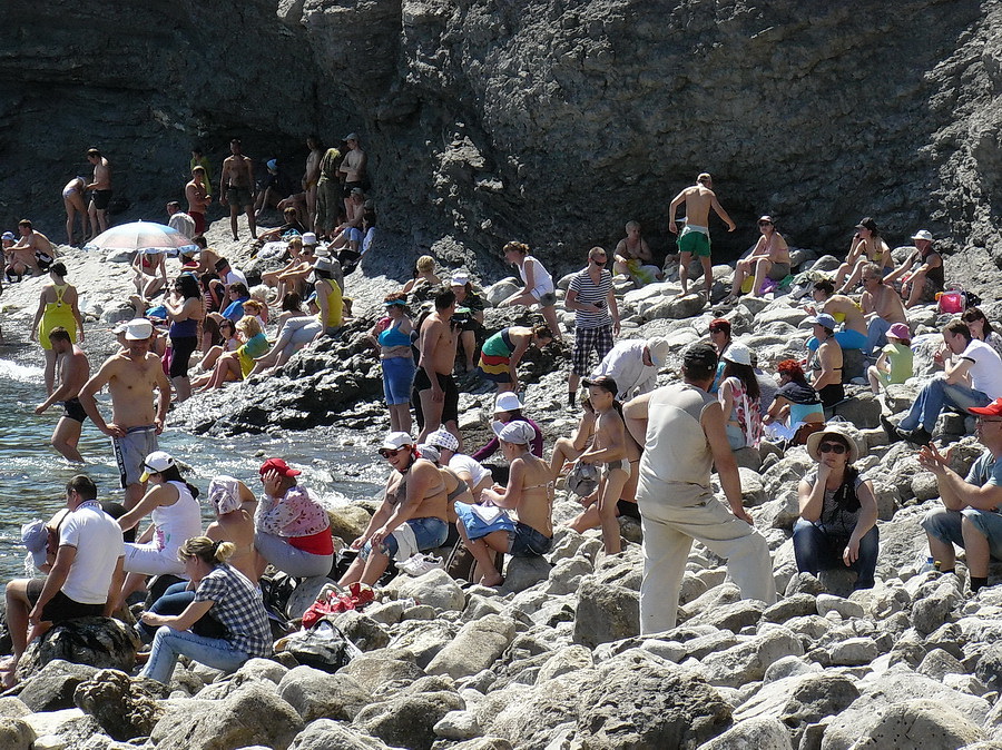 photo "Hi, the sea!" tags: landscape, travel, humor, Crimea, sea, summer