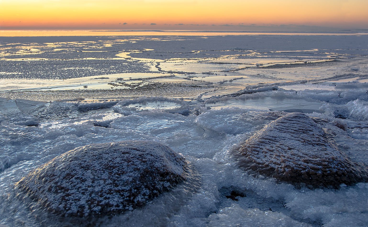 photo "***" tags: landscape, nature, travel, Europe, evening, snow, sun, sunset, water, winter, Финский залив, лед