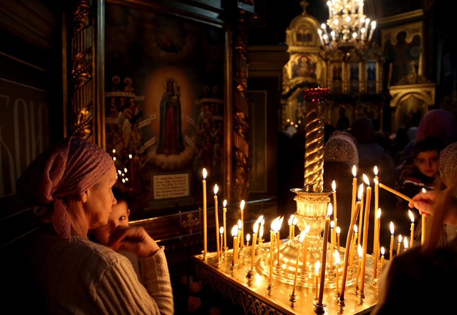 photo "***" tags: genre, temple, икона, молитва, рождество, свечи