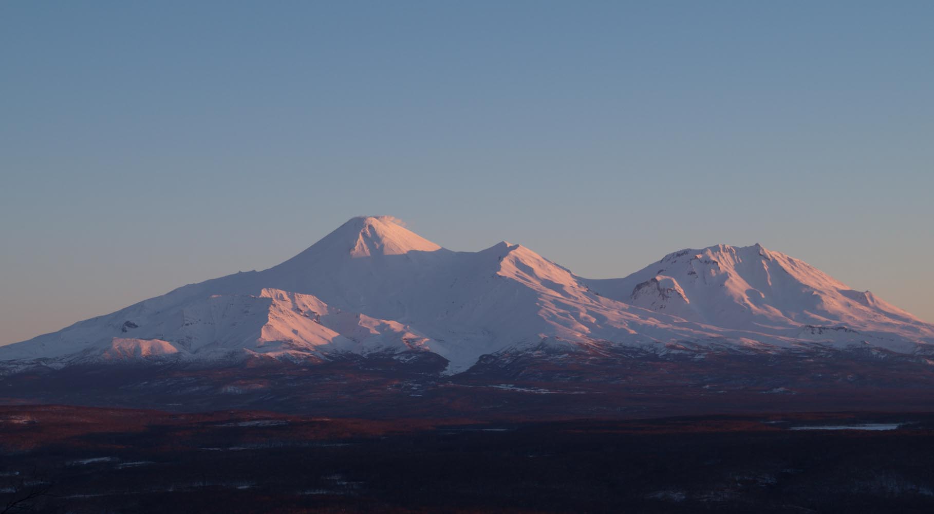 photo "***" tags: nature, sunrise, winter, Камчатка, вулканы