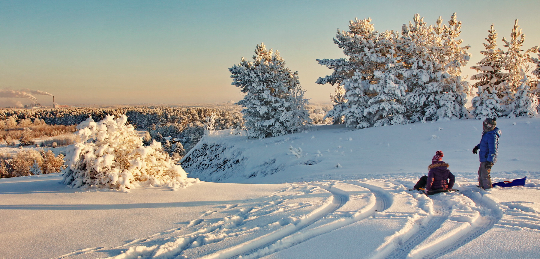 photo "***" tags: nature, genre, children, winter, хуторок