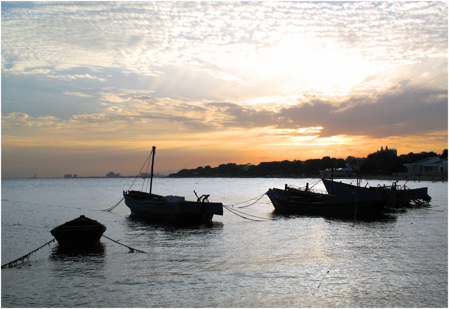 photo "***" tags: landscape, sea, summer, sunset