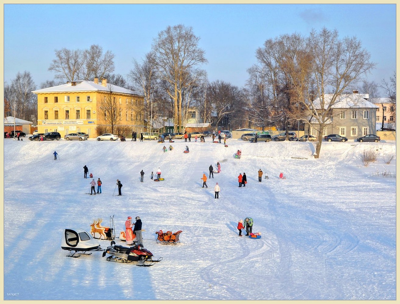 photo "***" tags: city, landscape, winter, Вологда, Набережная