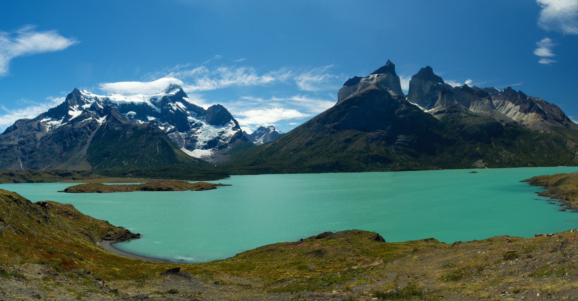 photo "***" tags: landscape, travel, panoramic, lake, mountains, snow, Патагонии, Торрес дель Пайне, вершины