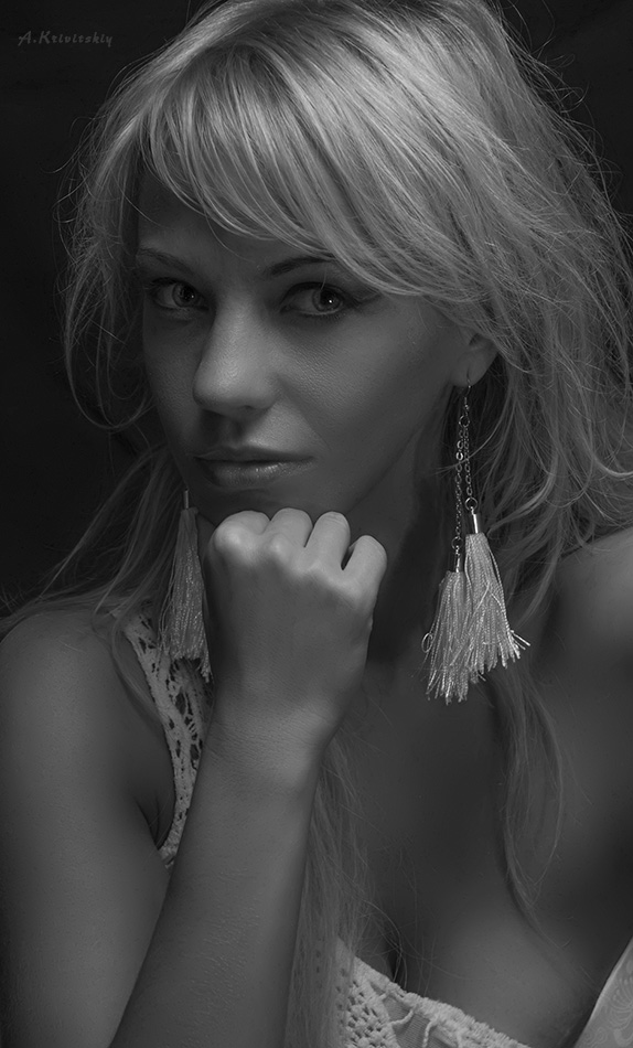 photo "кривицкий" tags: portrait, black&white, кривицкий, фотоактриса, фотомодель, фототеатр