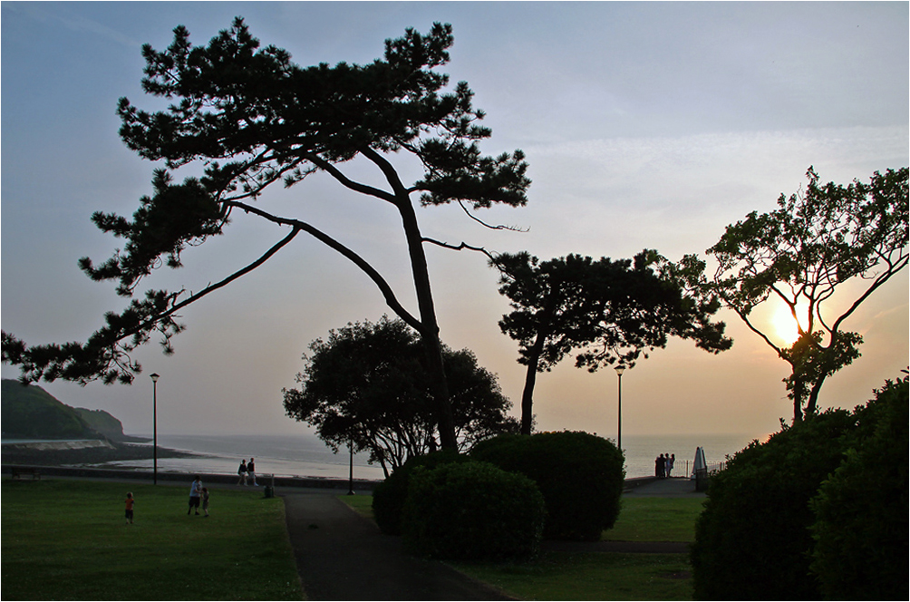 фото "Вечер на побережье" метки: панорама, море