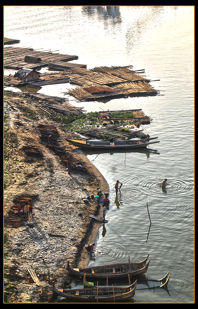 фото "Life by the Ayeyarwaddy River" метки: пейзаж, природа, Азия