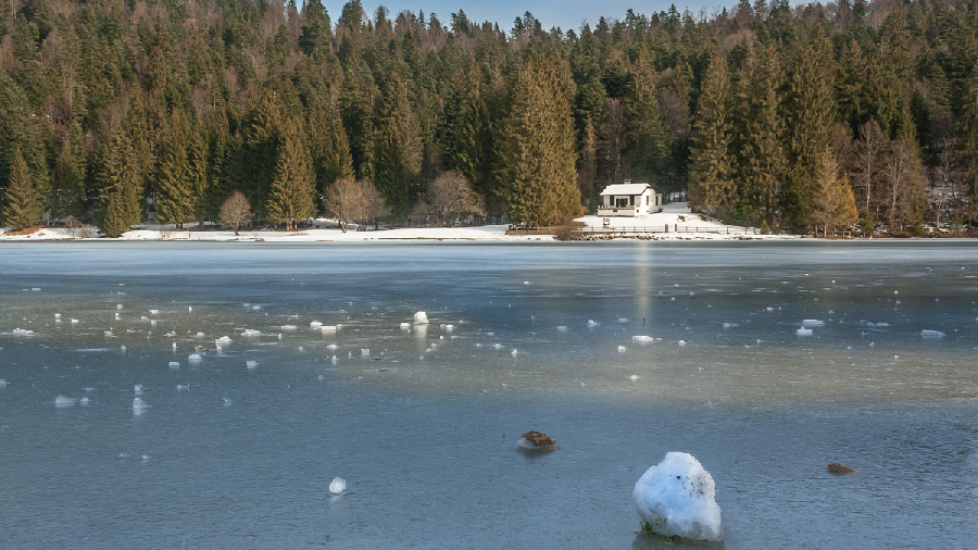 photo "Frozen lake" tags: landscape, 