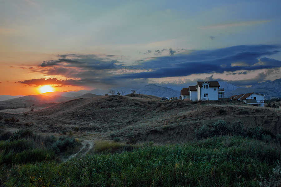 photo "The Crimean evening" tags: landscape, nature, Crimea, light, summer, Судак