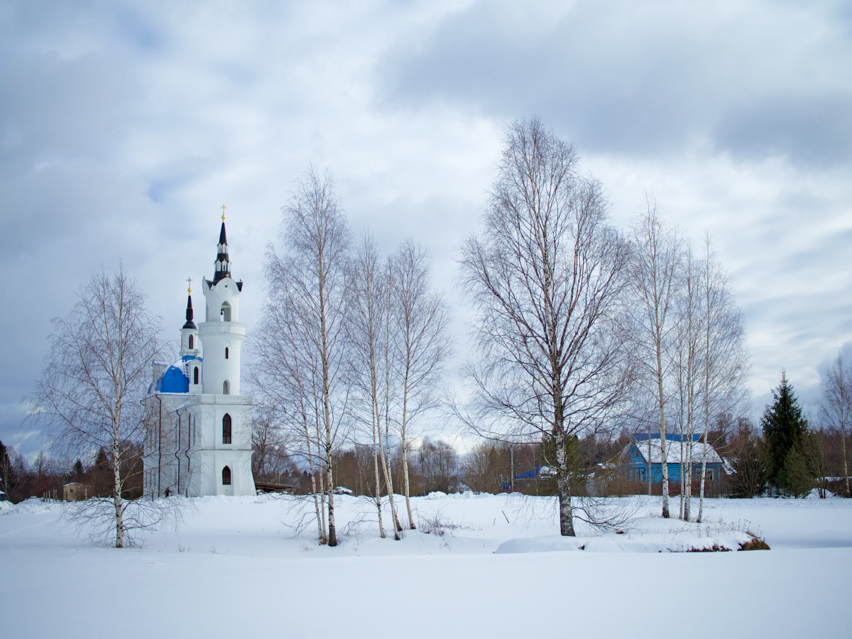 фото "Поджигородово" метки: пейзаж, архитектура, храм, церковь, церковь Михаила Архангела