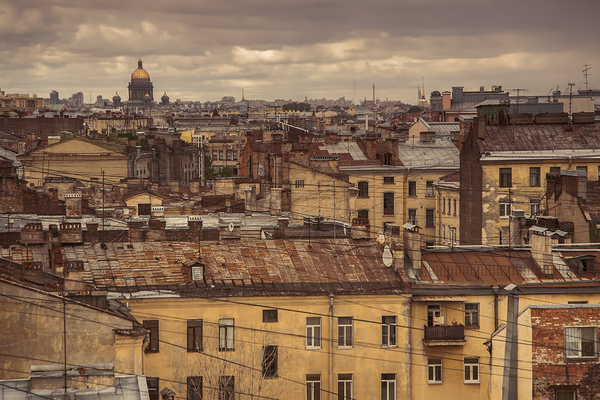 photo "From the roof of the city" tags: city, Петербург, крыши, провода