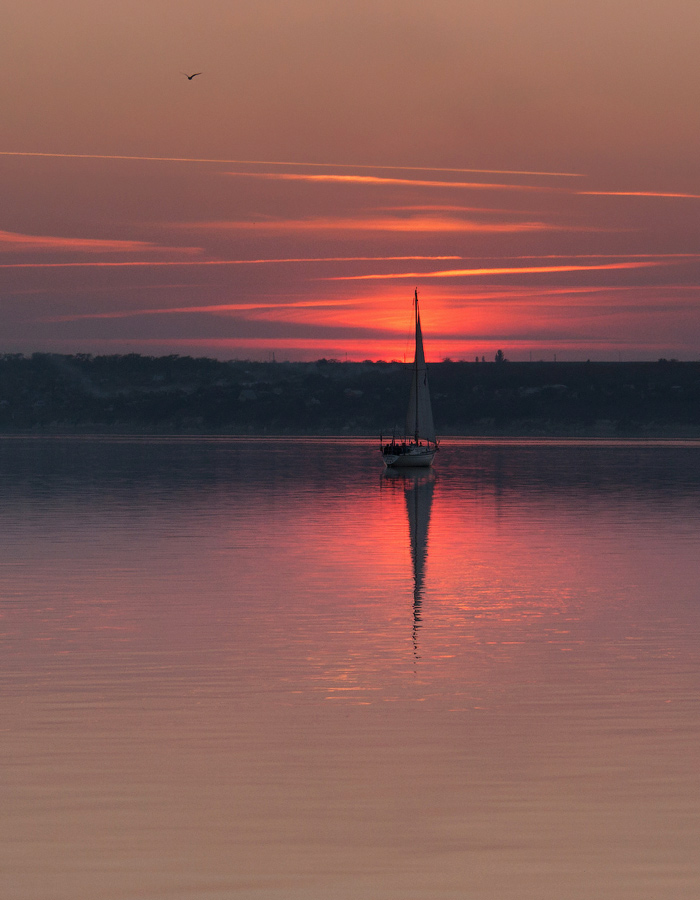 photo "***" tags: landscape, sunset, яхта