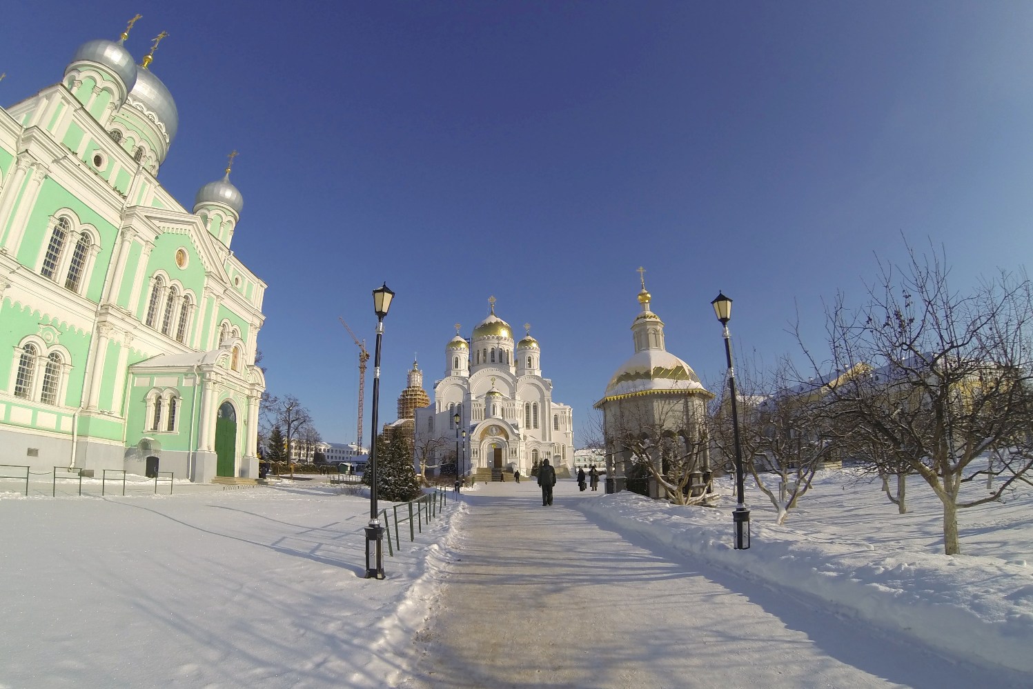 фото "Дивеево "Дорога к храму."" метки: пейзаж, архитектура, стрит-фото, 