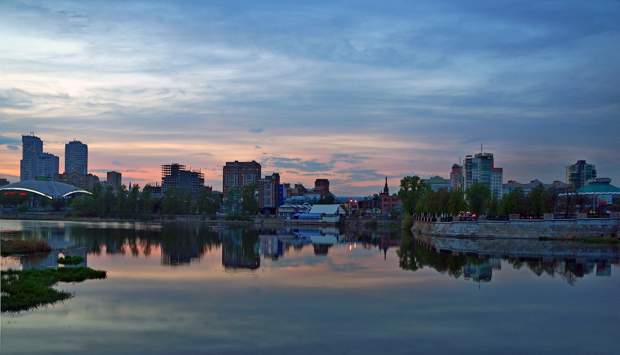 photo "Evening" tags: city, evening