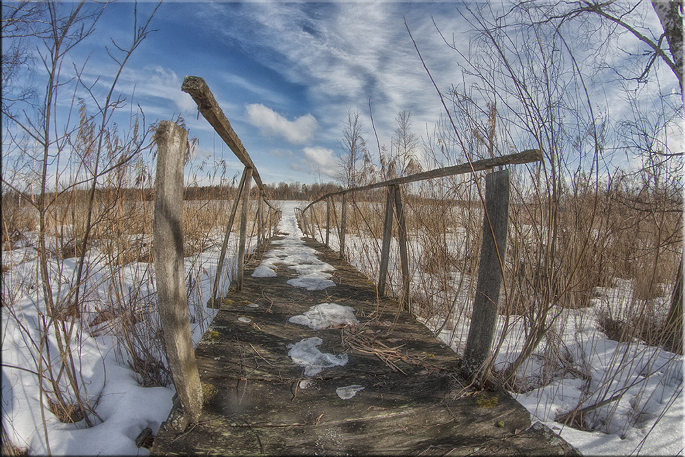 photo "***" tags: landscape, snow, spring, village, зарисовка