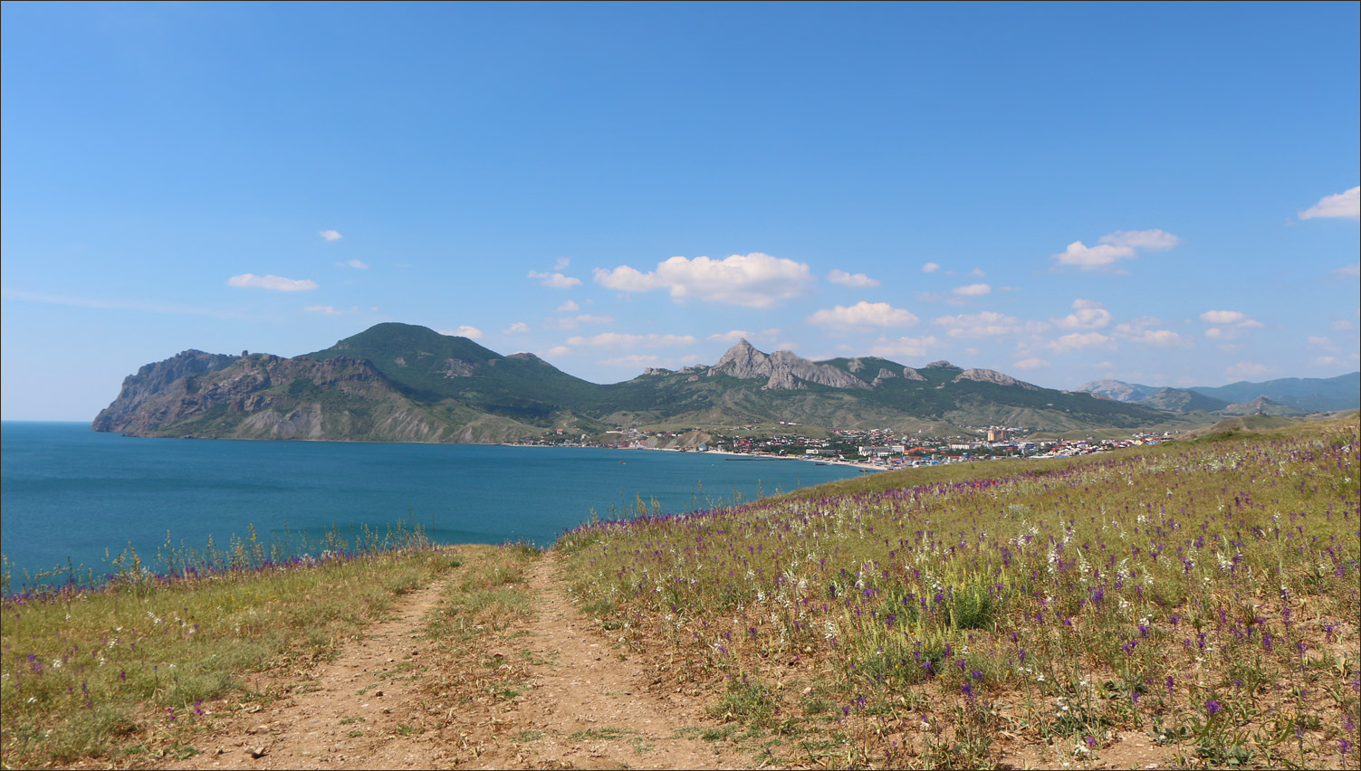 photo "Koktebeli. For back Chameleon, the Calm bay." tags: landscape, Crimea