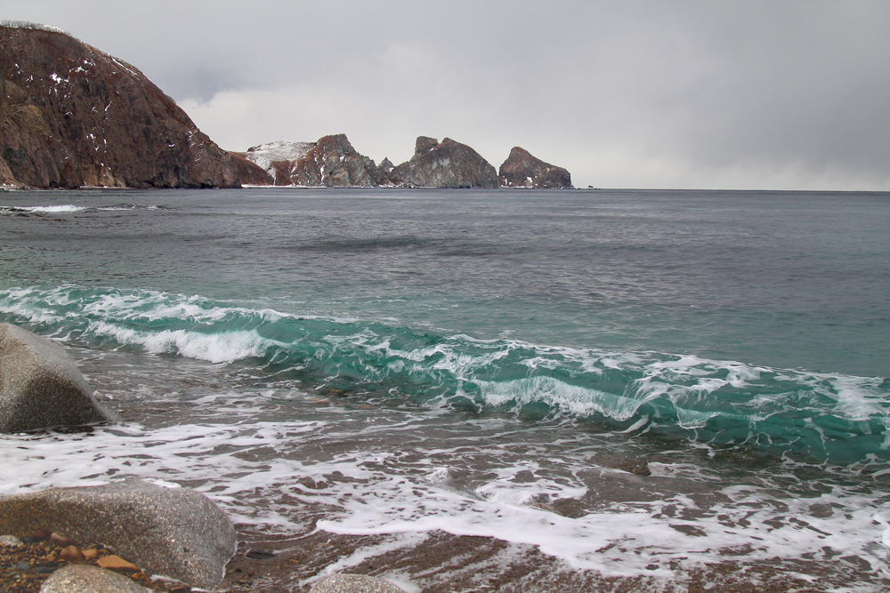 фото "Пасмурный зимний день на море" метки: природа, Японское море, зимнее море