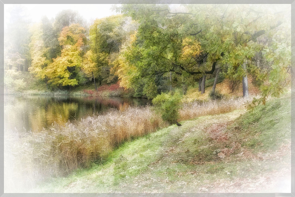 photo "***" tags: landscape, autumn, pond, зарисовка