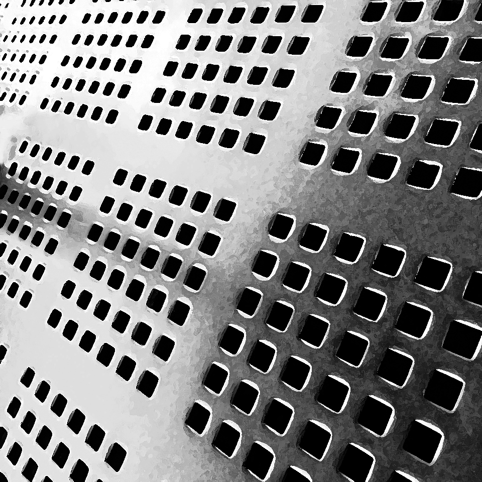 photo "Waffles" tags: abstract, macro and close-up, black&white, closeup, design, squares, table top