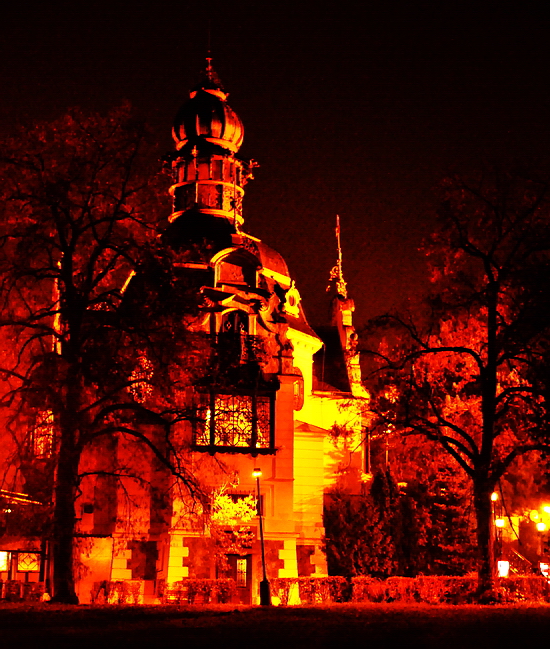 фото "Ночной Ганавский павильон" метки: архитектура, Prag, Praha, Прага